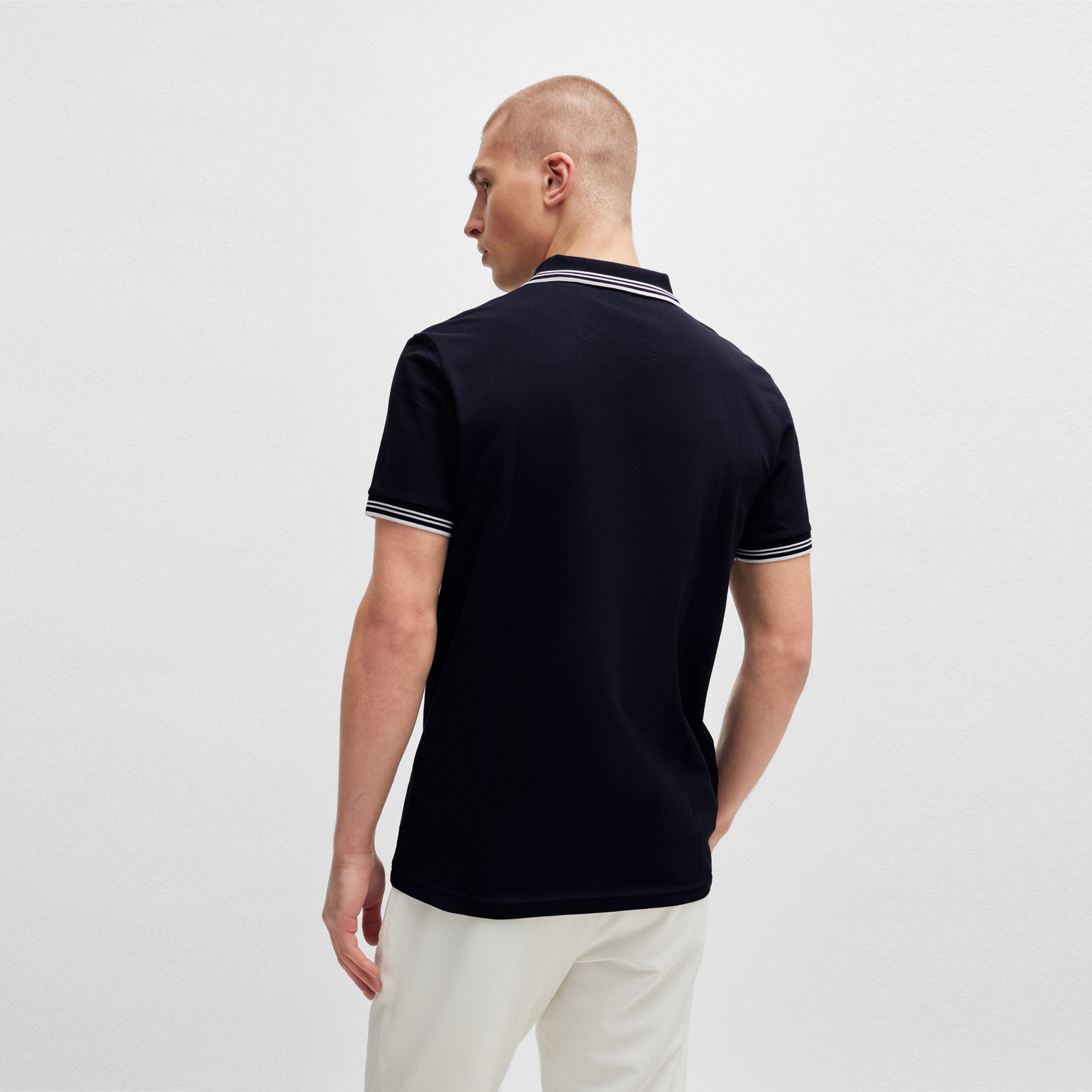 BOSS Paul Polo Hommes - Bleu Foncé