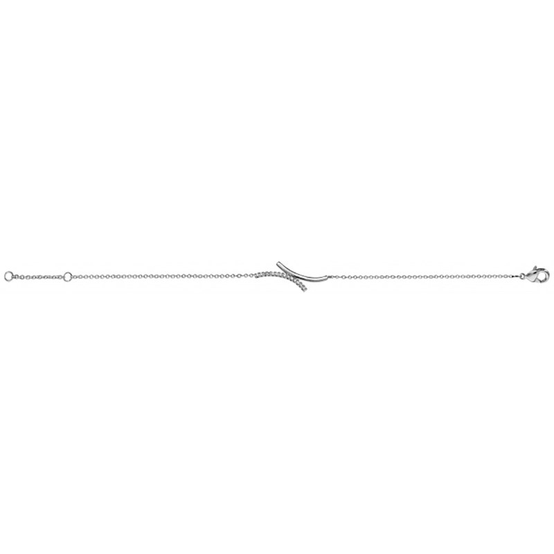 Bracelet croisé - Argent