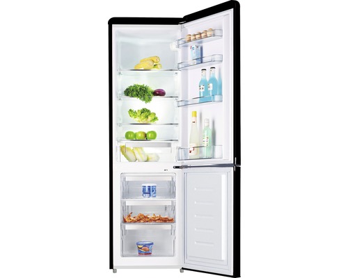 Wolkenstein KG250.4RT B koel-vriescombinatie, afmetingen (B x H x D): 54,5 x 177,5 x 62,6 cm, koelgedeelte: 177 l, vriesgedeelte: 74 l