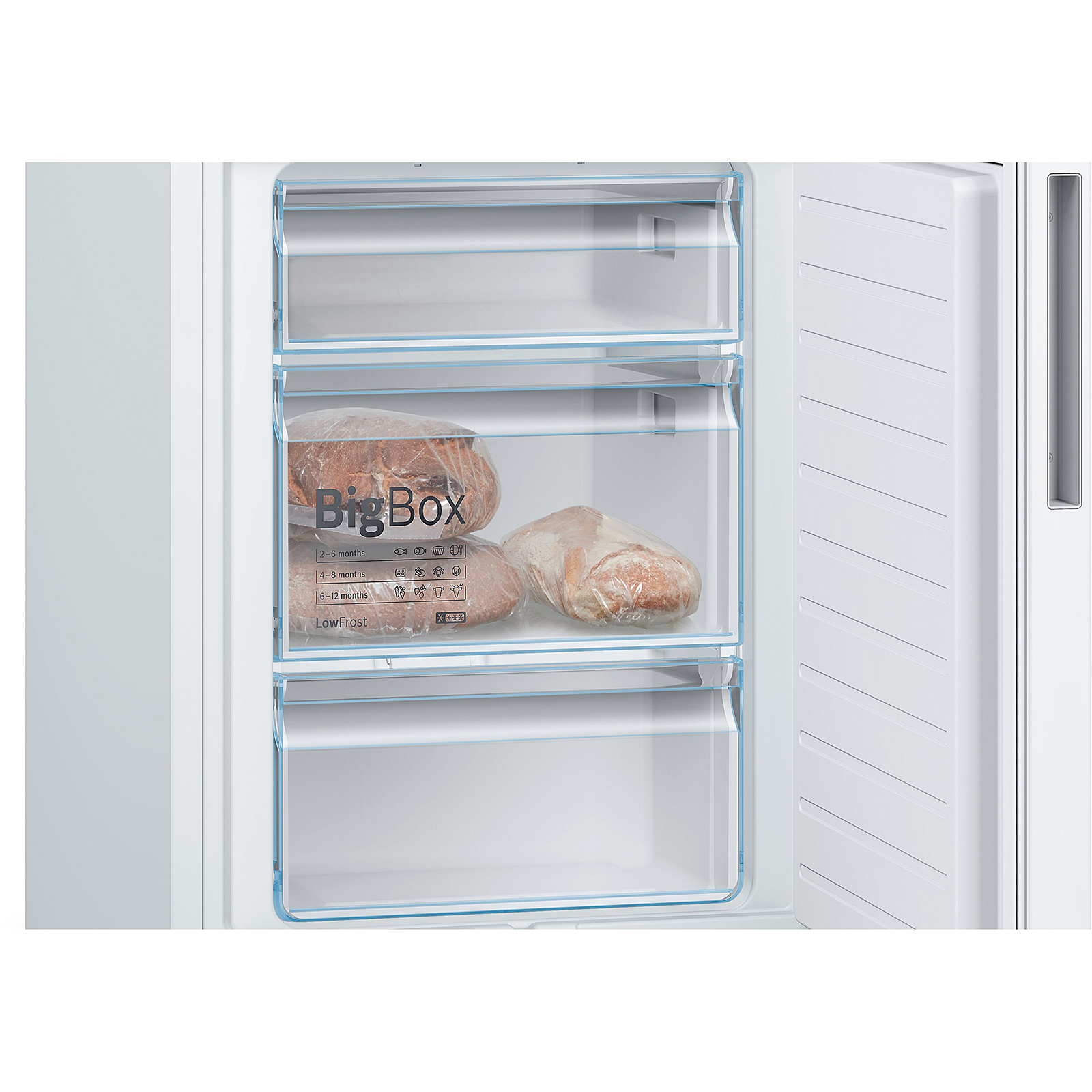 BOSCH Kühl-Gefrierkombination KGE39AWCA - weiß - C