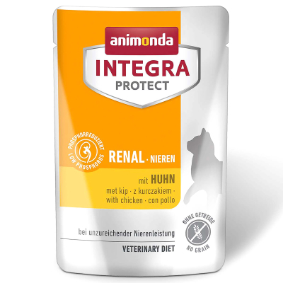 animonda Katzenfutter Integra Protect Adult Renal Huhn 24x85g