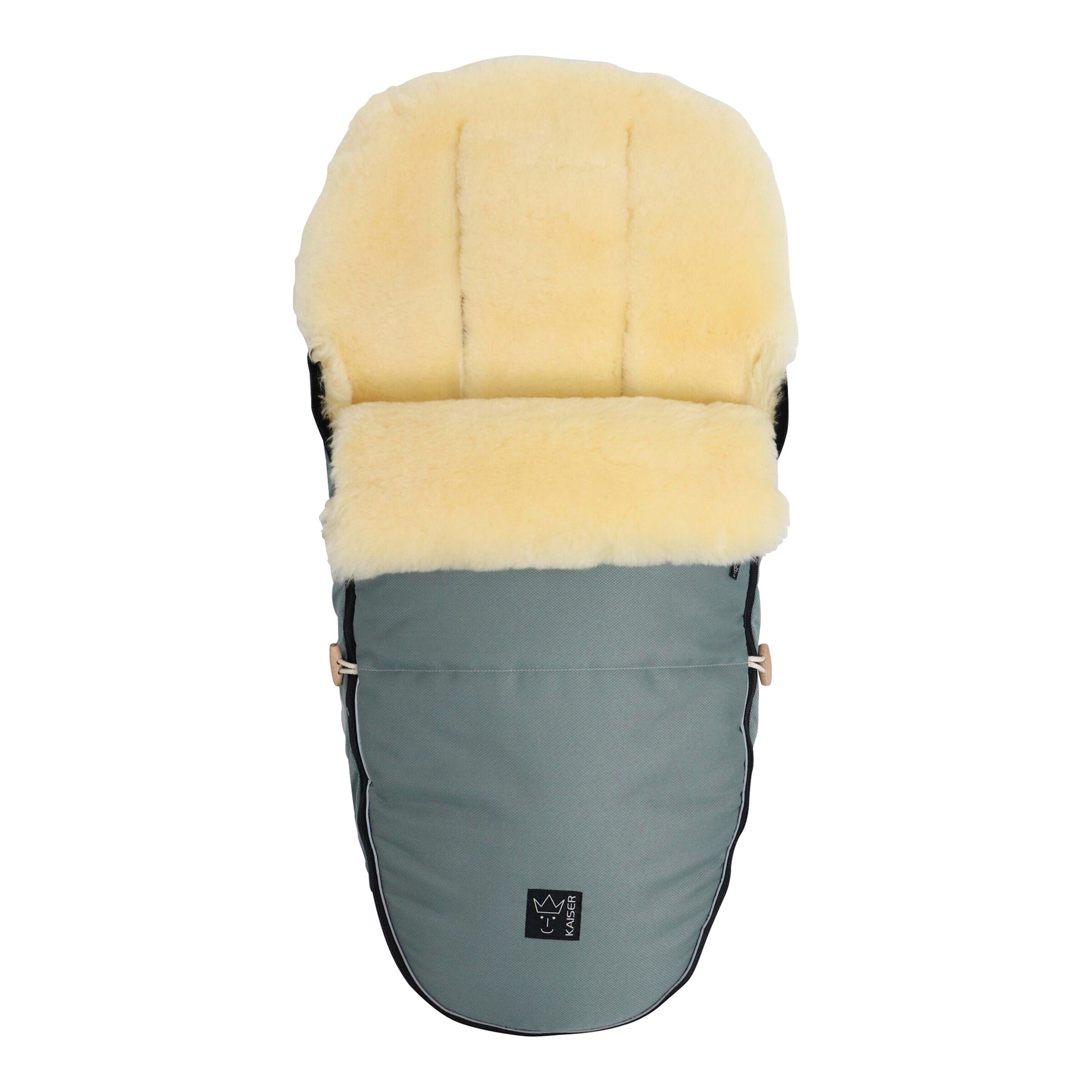 Kaiser Winterfußsack LOVE THE NATURE slit green