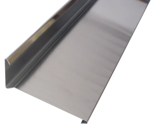 Zambelli windplankstrip titaanzink met 2 vouwen 3000 mm