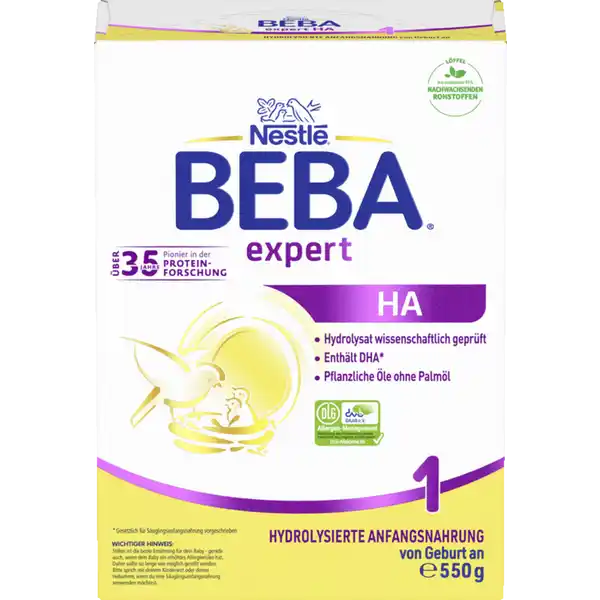 Expert HA1 Säuglingsanfangsnahrung von Geburt an