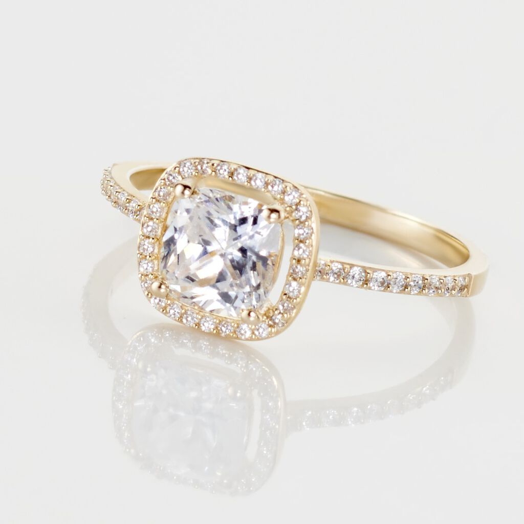 Bague Or Jaune Adrienne Oxydes De Zirconium