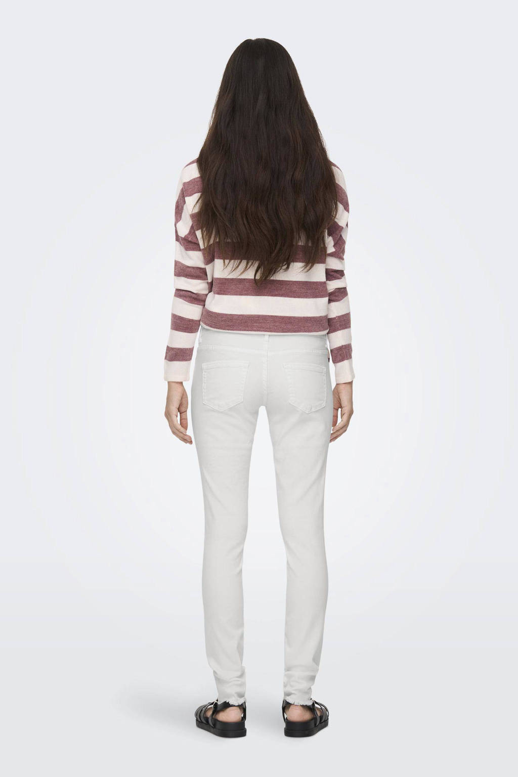 ONLY MATERNITY skinny zwangerschapsjeans OLMBLUSH white