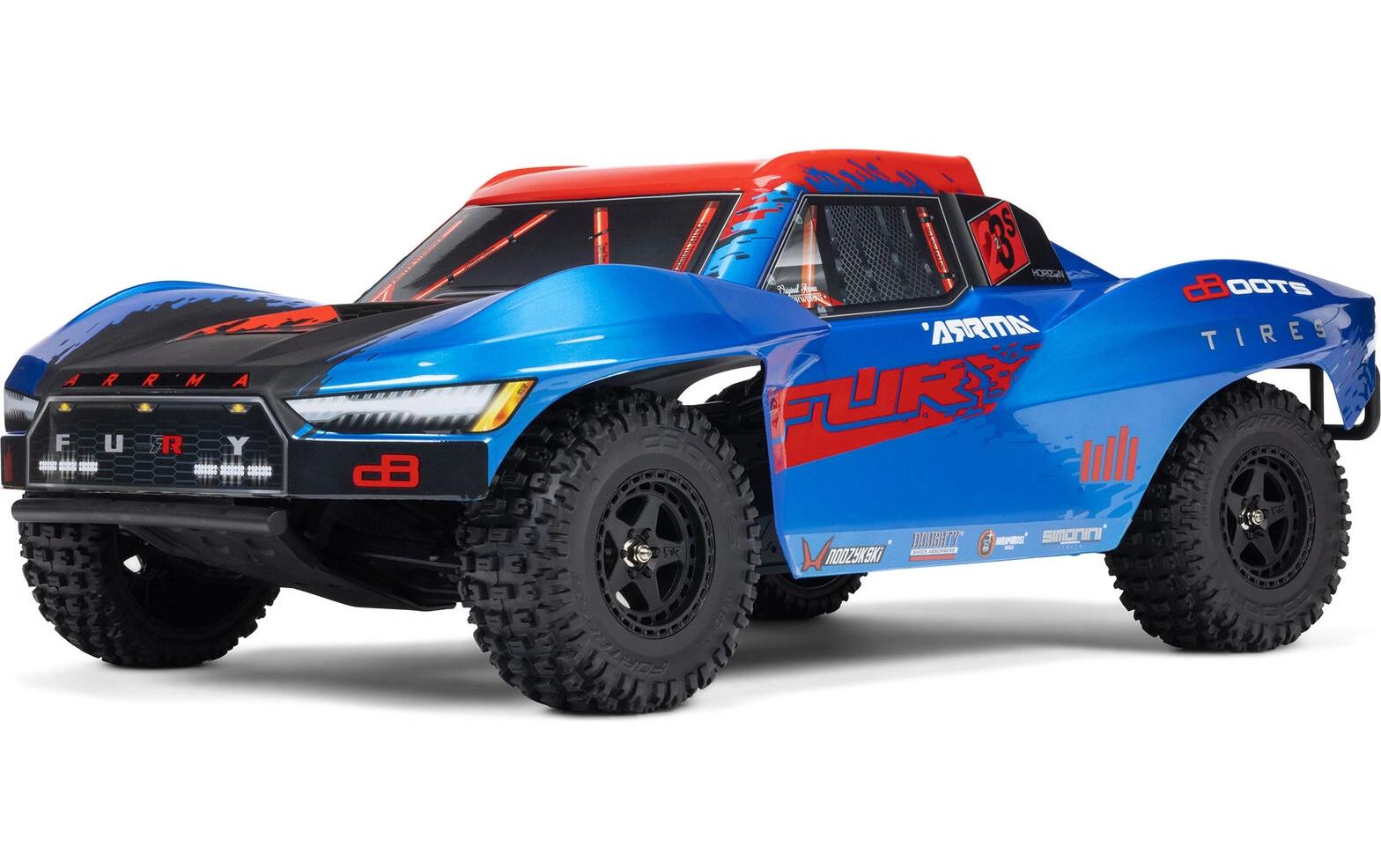 Short Course Truck Fury 223S DSC 2WD Blau ARTR, 1:10<br>Off-Road 2WD Modell mit Brushless Motor