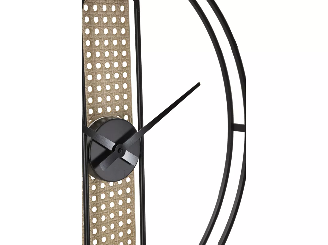 Horloge Murale Rond Ribby - Design Simple avec Motif Central en 