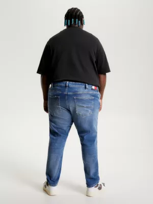Calça jeans Plus Austin Slim Tapered Distressed