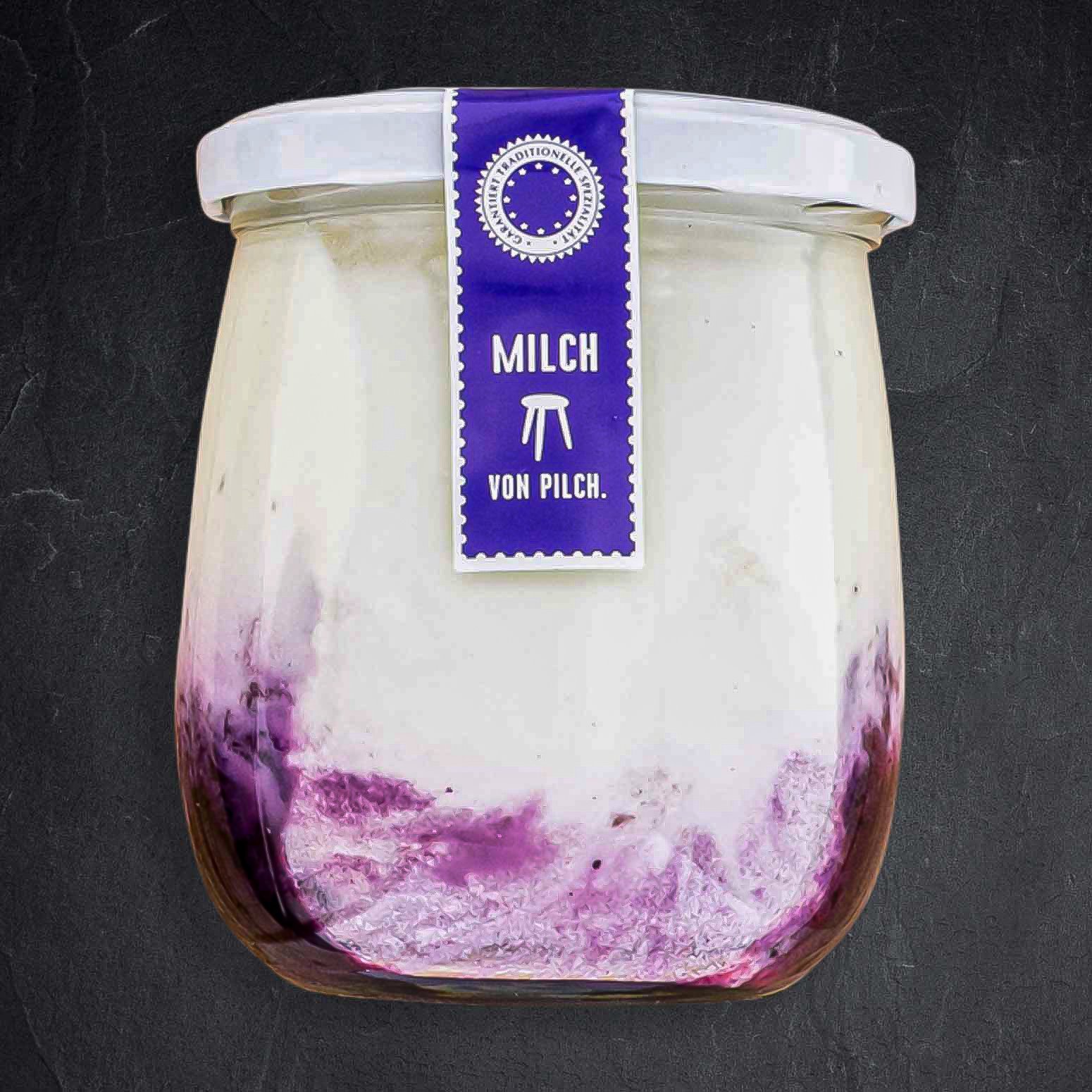 BIO Heumilchjoghurt Heidelbeer