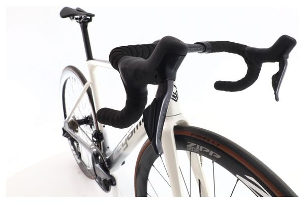 Produit reconditionné · Megamo Pulse Elite Carbone Di2 12V · Blanc / Vélo de route / Megamo | Très bon état