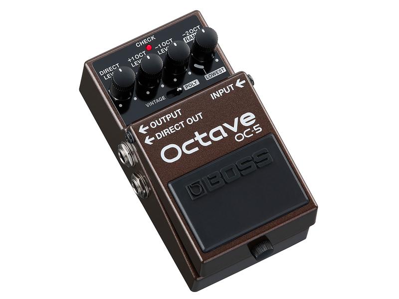 BOSS Pedal OC-5 Der neue Standard für Oktavpedale