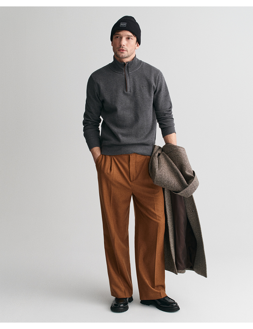 Sacker Rib Sweatshirt Gray