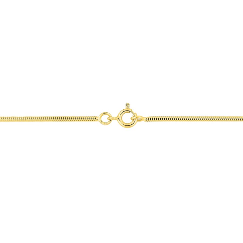 Bracelet Femme 18 cm - Maille Serpentine - Or 18 Carats - Largeur 1.4 mm