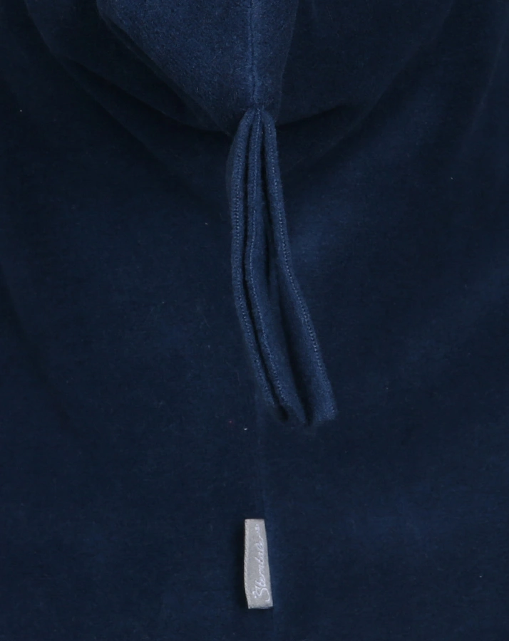 Fleece-Schlupfmütze ZIPFEL in marine