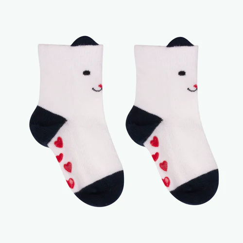 Chaussettes Petit Coeur - Pack de chaussettes bébé blanc