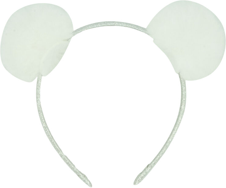 Milk & Soda POLAR BEAR HEADBAND White