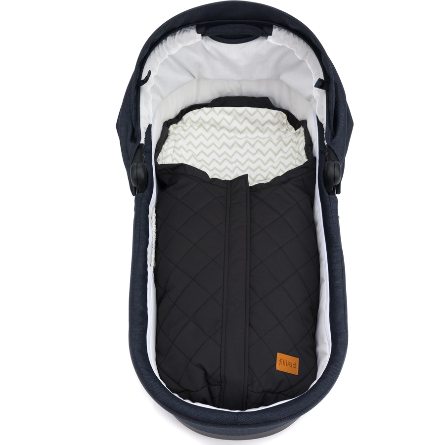 fillikid Sommerfußsack Light Small Gruppe 0 Schwarz