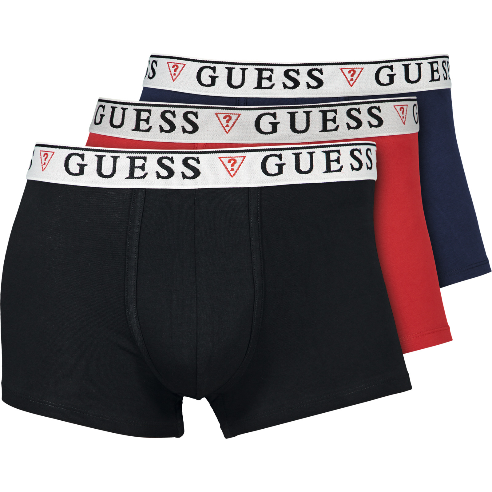 Guess Herren-Boxershorts, 3 Stück M, multicolor