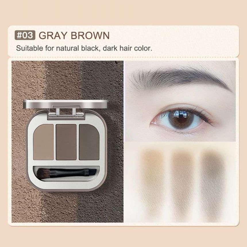 Judydoll - 3 Shade Eyebrow Powder - 2 kleuren (2-3)
