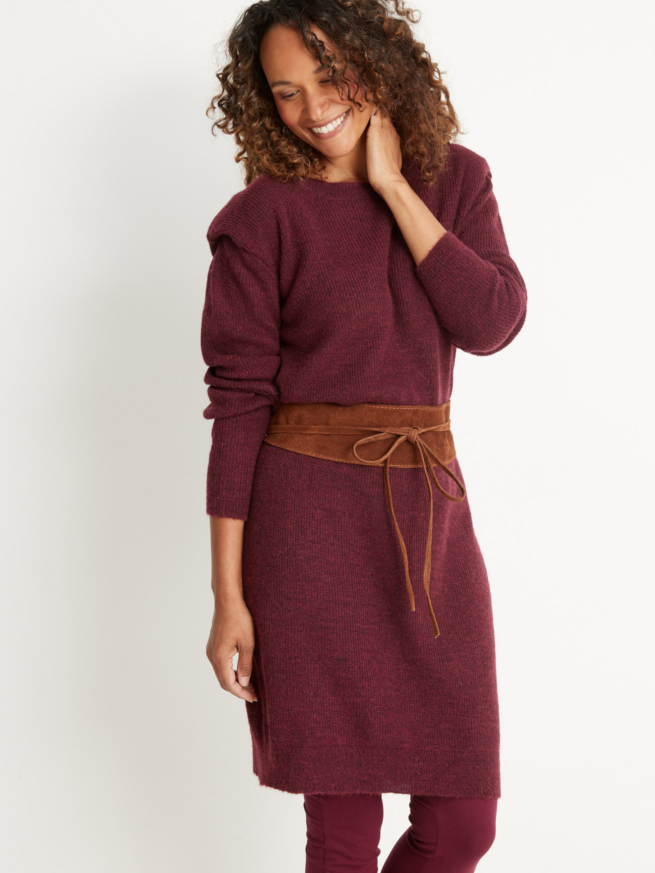 Robe-pull côtes anglaises