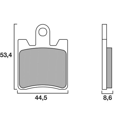 Plaquettes de freins Brembo Sinter Métal Fritté avant
