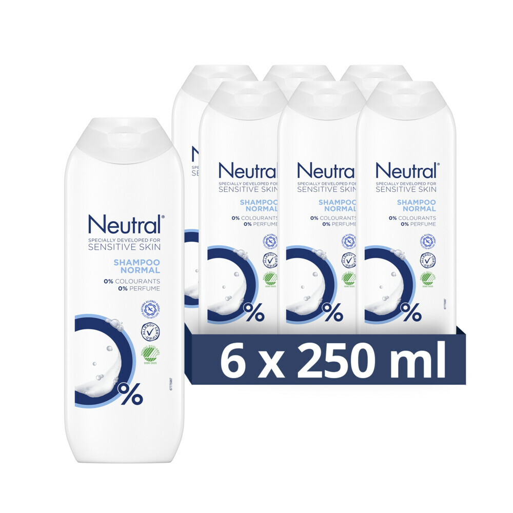 6x Neutral Shampoo Normaal250 ml