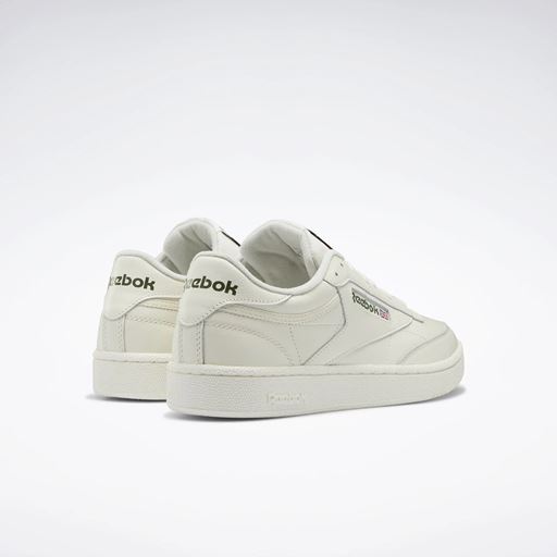 Reebok Club C 85 Sneakers, Chalk/Chalk/Hunter Green, 42