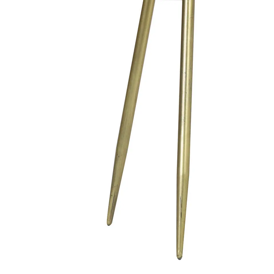 Bijzettafel Envira - Antiek Goud - Ø30x80,5 cm
