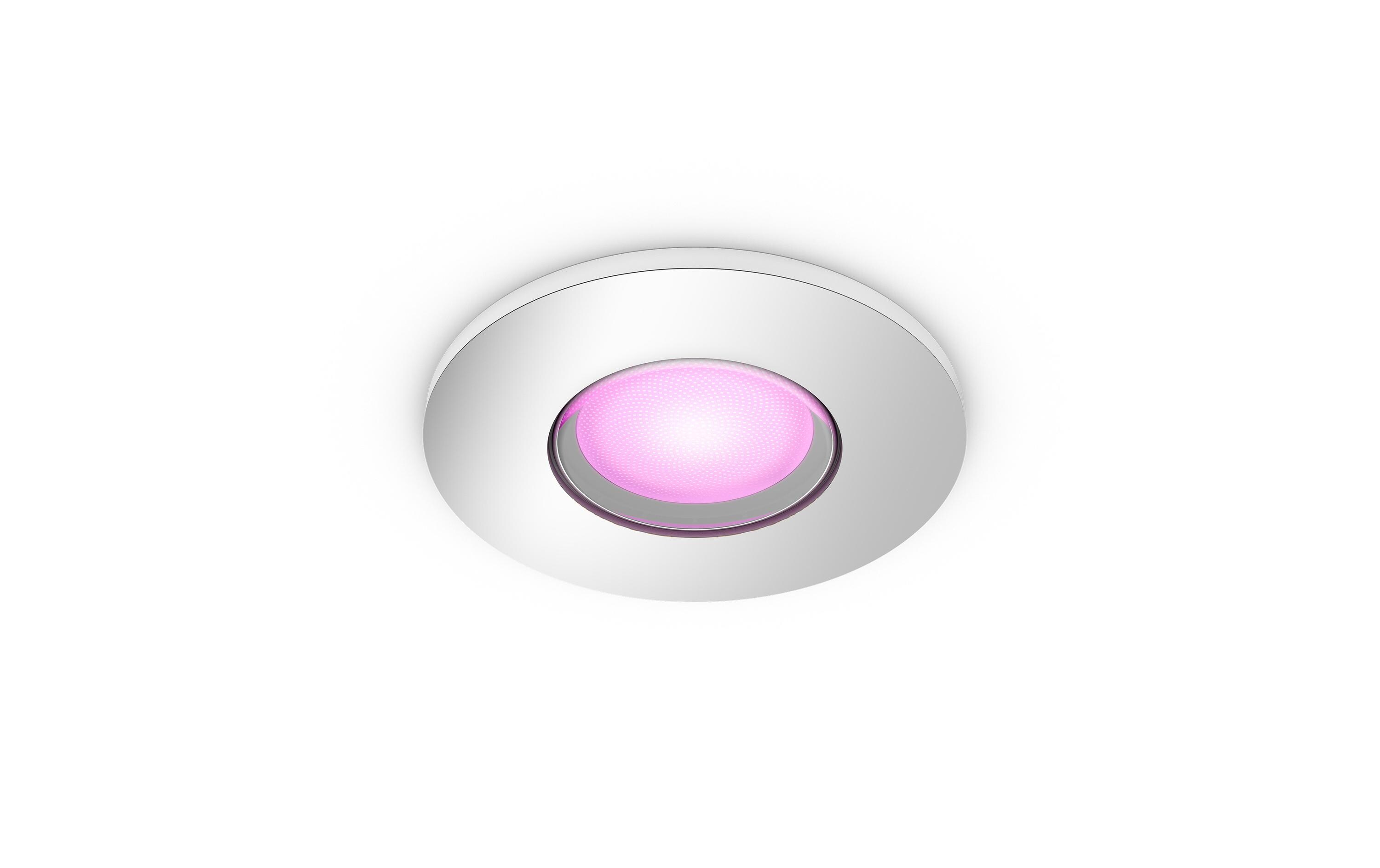 White & Color Ambiance Xamento Einbauspot SilberSmartes Licht für jeden Raum