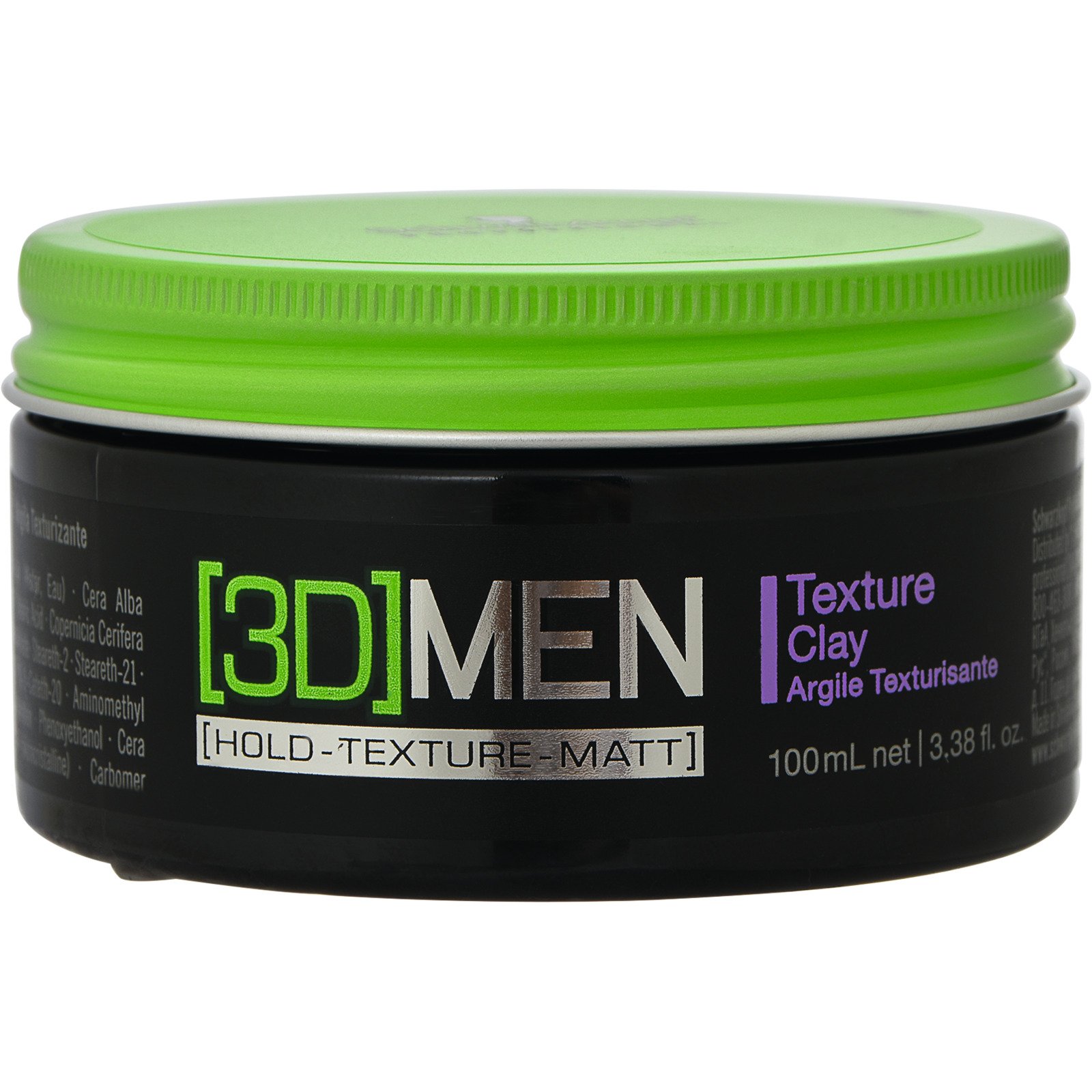 Schwarzkopf 3D Men Clay Super Hold 100 ml