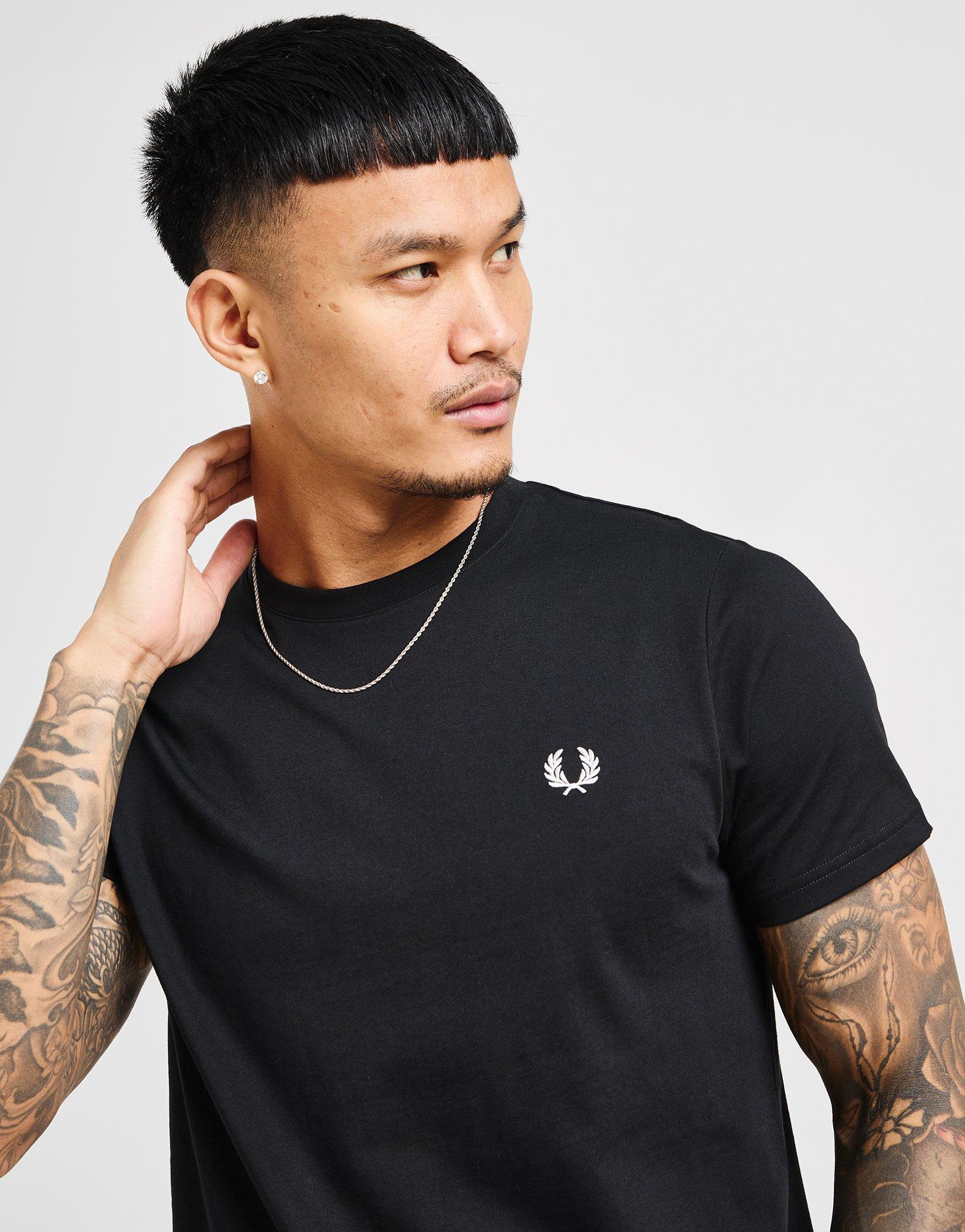 Fred Perry T-shirt graphique Black Blur