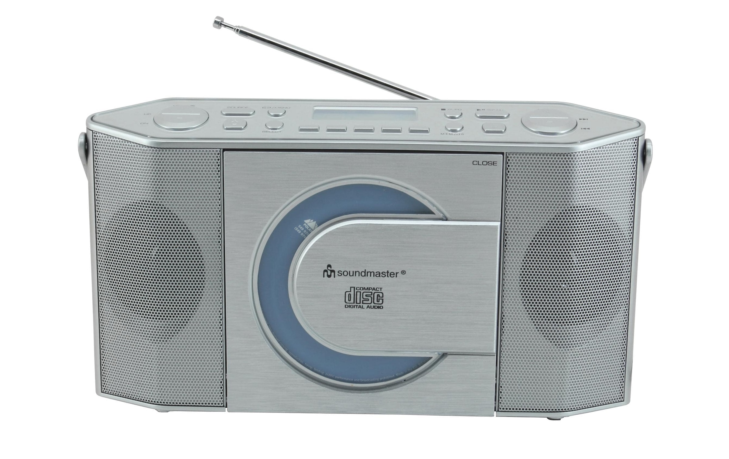 Soundmaster Digitalradio (DAB+) »RCD1770SI Silber« ( Digitalradio (DAB+) | FM-Tuner )
