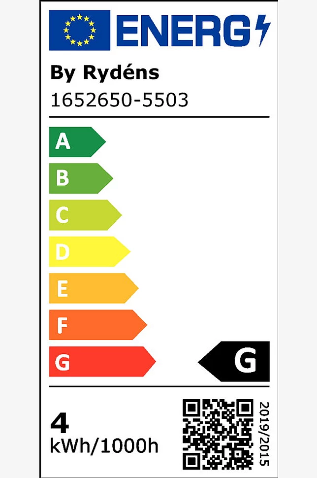 Filament dekorpære, LED, kan dimmes, E27, 4W, Ø 60 mm rav
