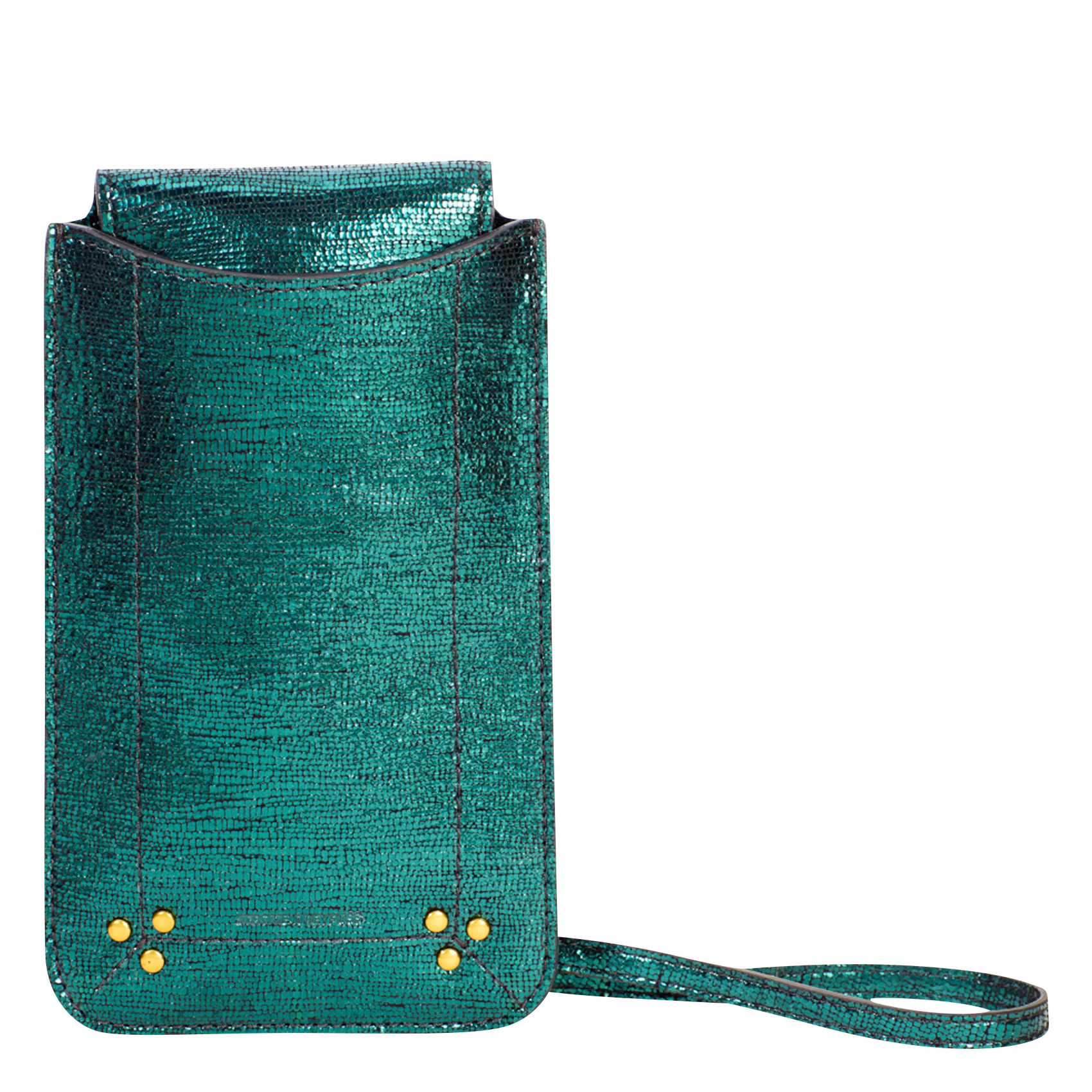 Etui pour téléphone en cuir | Vert