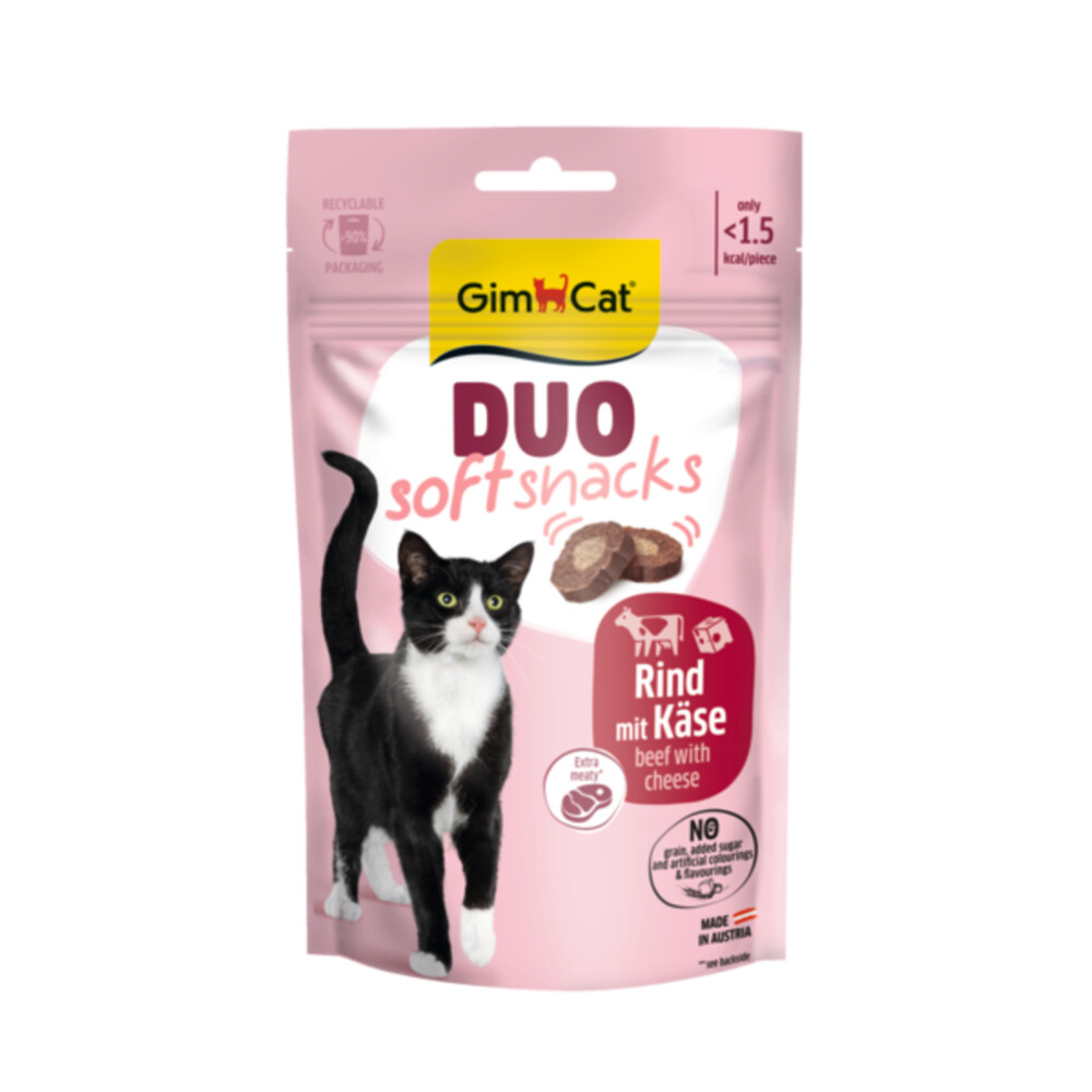 GimCat Duo Kattensnack Rund & Kaas50 gr