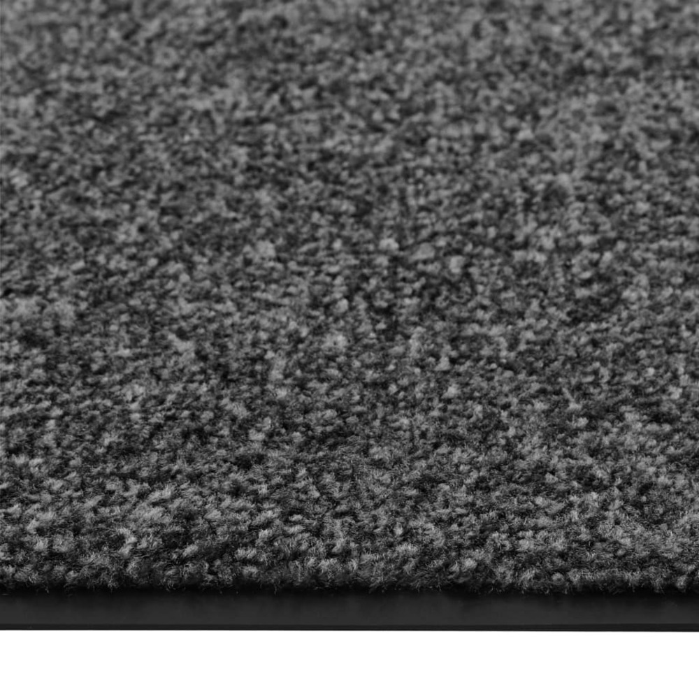 Paillasson lavable anthracite 90x150 cm