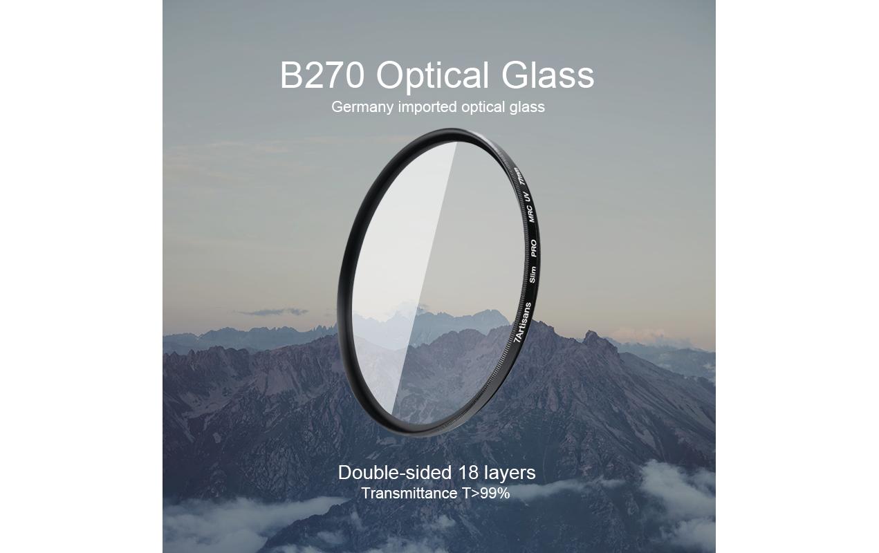 Objektivfilter MRCUV – 62 mmSchmaler, robuster MRCUV-Filter