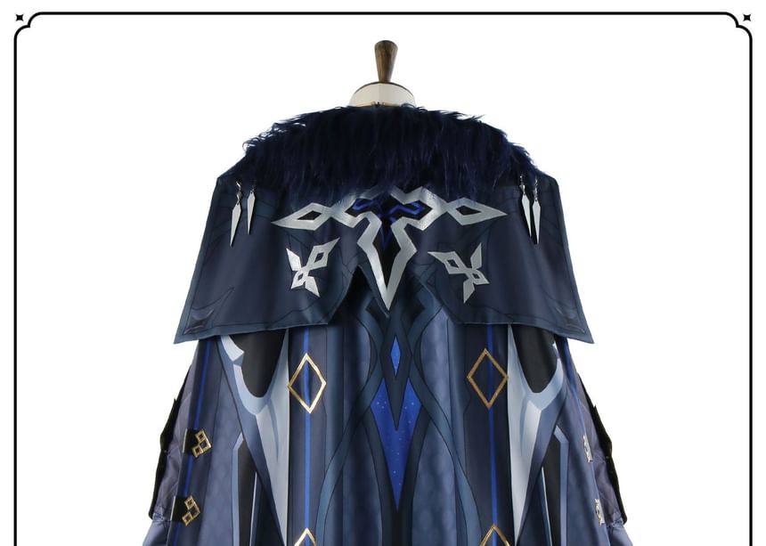 Bloomsoon - Genshin Impact Capitano Cosplay Kostuum / Pruik / Set