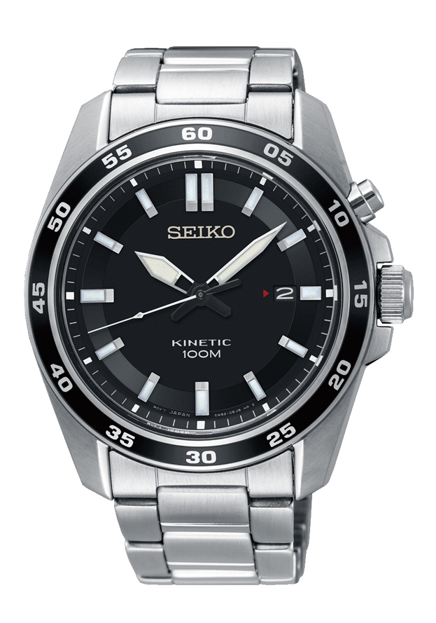 Seiko Kinetic Herrenuhr Schwarz SKA785P1
