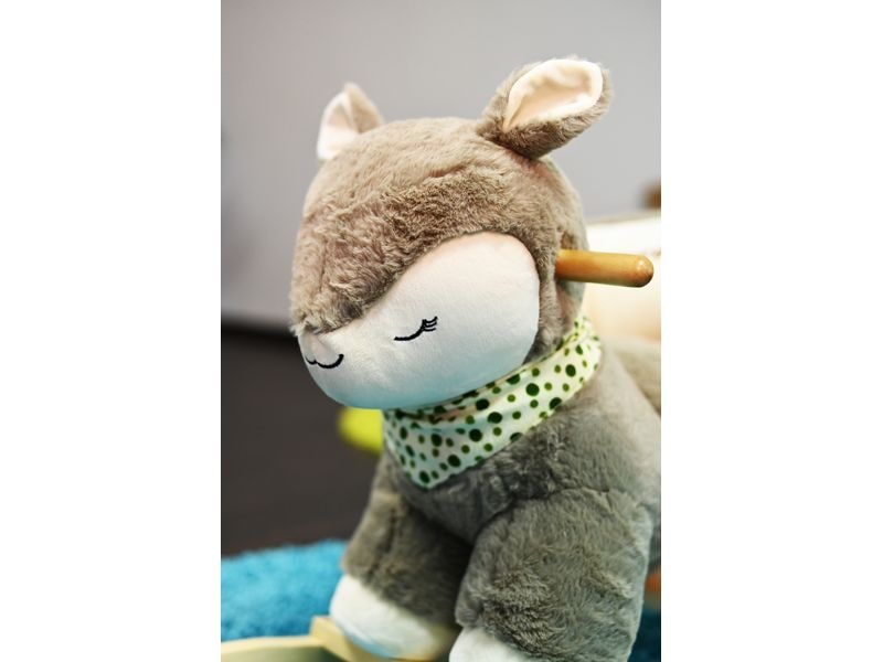 Knorrtoys Schaukeltier Reh Beige/Braun Robustes Schaukelspielzeug