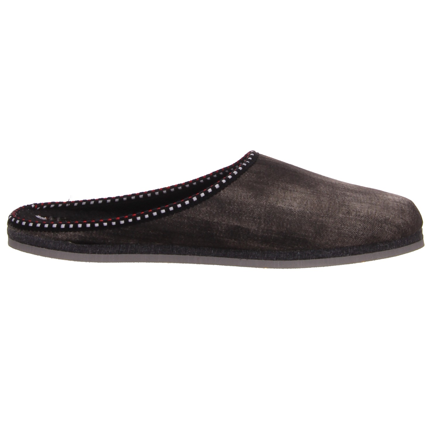 Helmut Trunte Hausschuh grau blau