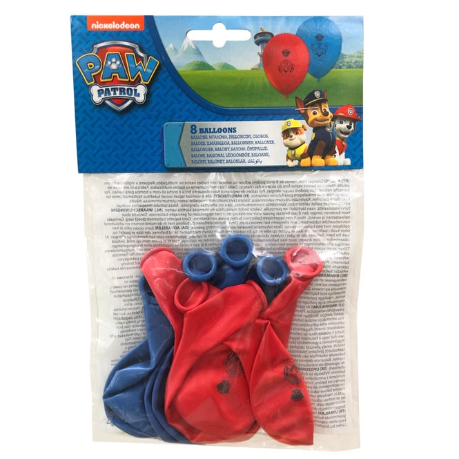 Paw Patrol - Ballons - 8 Stück