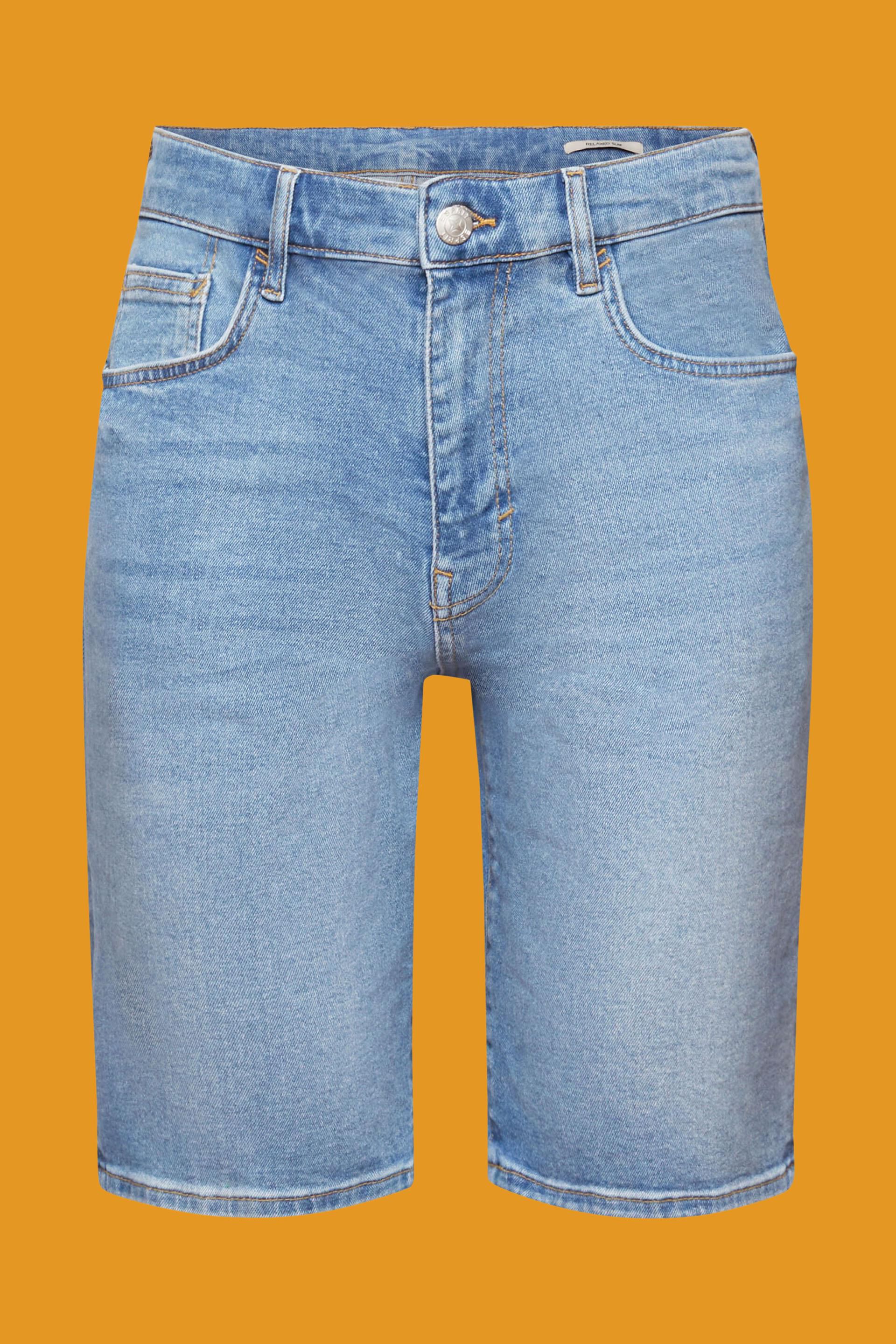 Short en jean décontracté de coupe Slim Fit