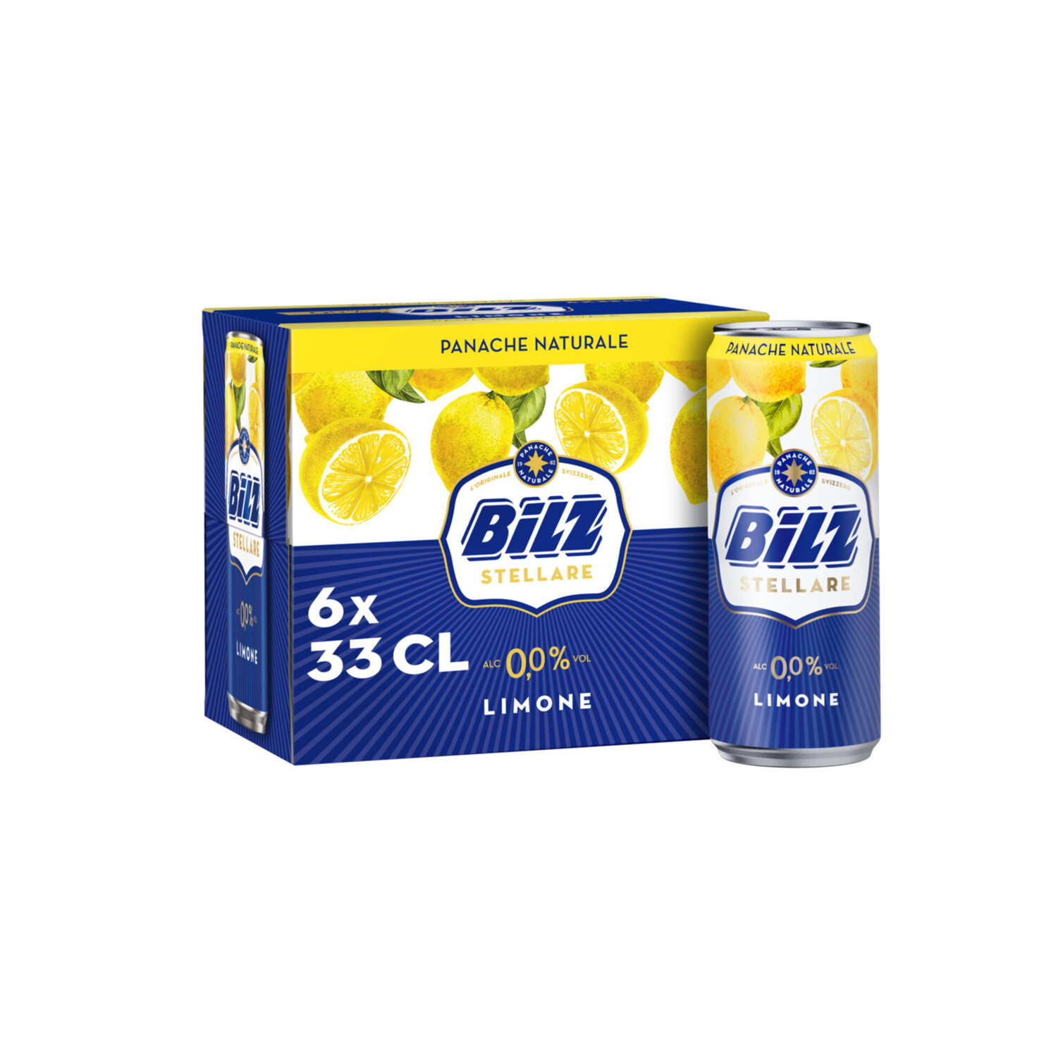 Bilz Stellare Limone alkoholfrei Dose 6x33cl -198cl