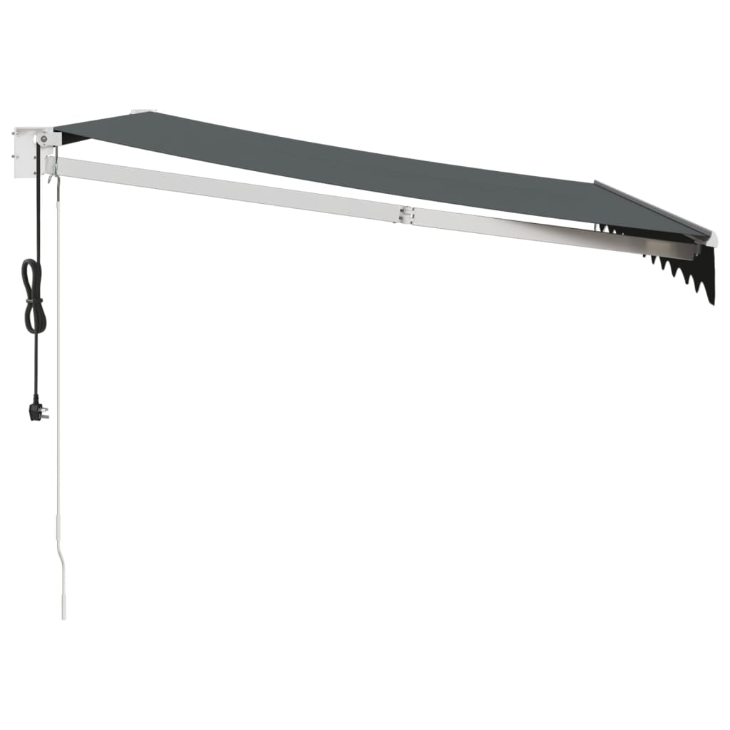Auvent rétractable automatique anthracite 3x2,5 m