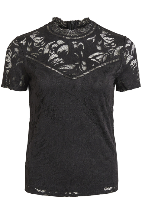 Vila zwarte dames t-shirt