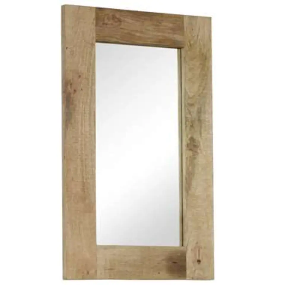 vidaXL - Spiegel - Bruin - Hout - 50 x 80 cm