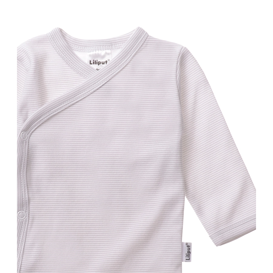 Liliput Wickelbody (Set, 2-tlg.) grau-weiss