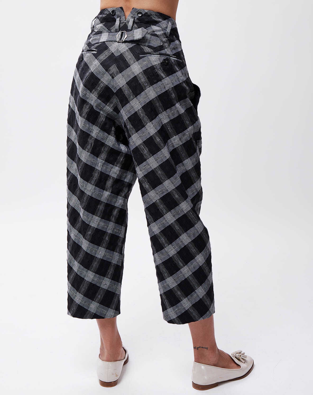 John Galliano Pantalon en Lin mélangé Carmela noir